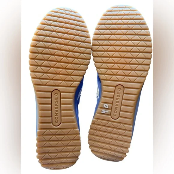 Converse Light Blue Suede Sneakers size 9 - Picture 4 of 7